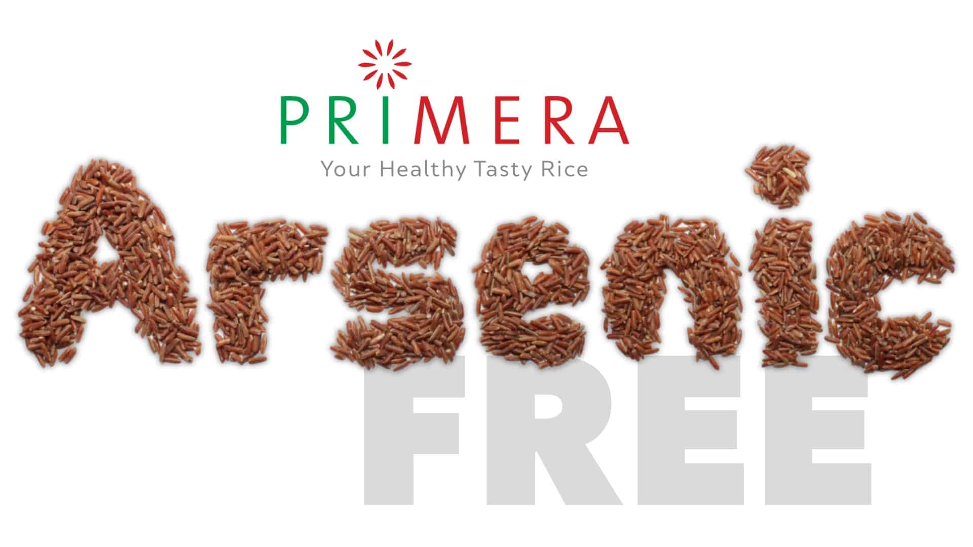 primera rice, red rice, free heavy metals, arsenic free
