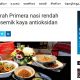 beras merah, nasi rendah gi, antioksidan